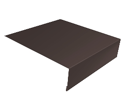 Планка лобовая/околооконная простая 190х50 0,5 GreenCoat Pural BT с пленкой RR 887 шоколадно-коричневый (RAL 8017 шоколад) (2м) изображение, анонсные картинки товара