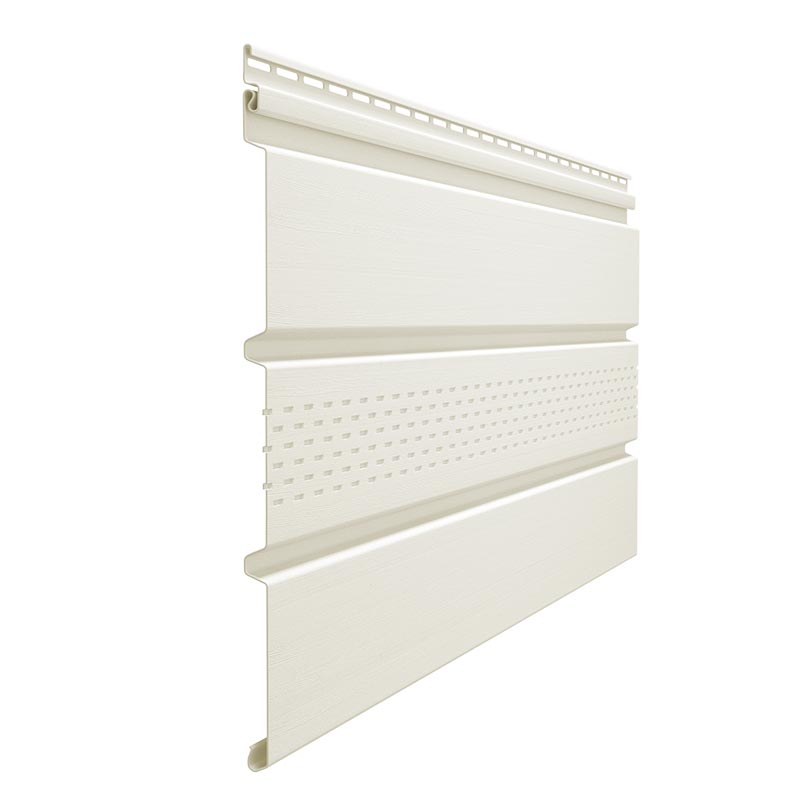 Döcke PREMIUM Софит с центральной перфорацией (Пломбир) изображение, анонсные картинки товара