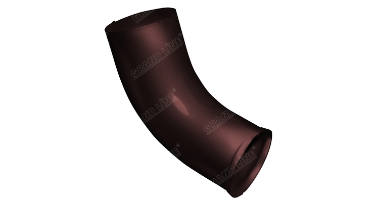 Колено стока 100 мм RAL 8017 шоколад изображение, анонсные картинки товара