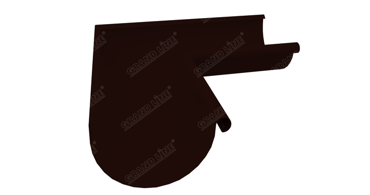 Угол желоба внешний 90 гр 150 мм RR 32 темно-коричневый изображение, анонсные картинки товара