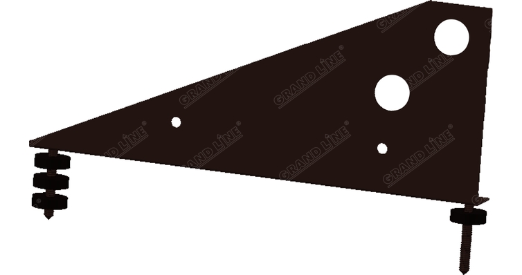 Кронштейн снегозадержателя универсальный Optima RAL 8017 изображение, анонсные картинки товара