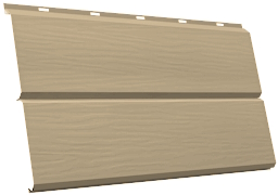 ЭкоБрус new 3D 0,45 PE с пленкой RAL 1014 слоновая кость изображение, анонсные картинки товара