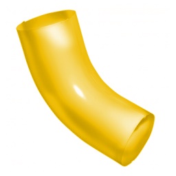 Колено 60 град 100 мм RAL 1021 изображение, анонсные картинки товара