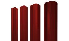 Штакетник М-образный А фигурный 0,45 PE RAL 3011 коричнево-красный изображение, анонсные картинки товара