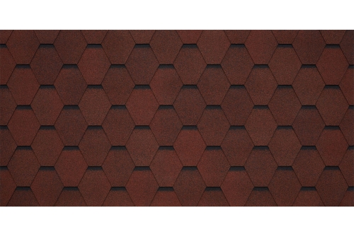 Битумная черепица TEGOLA GARDA rosso 409 (красный) изображение, анонсные картинки товара