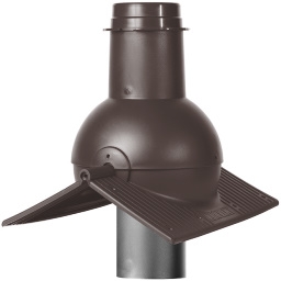 Выход канализации коньковый Krovent Pipe-cone коричневый изображение, анонсные картинки товара