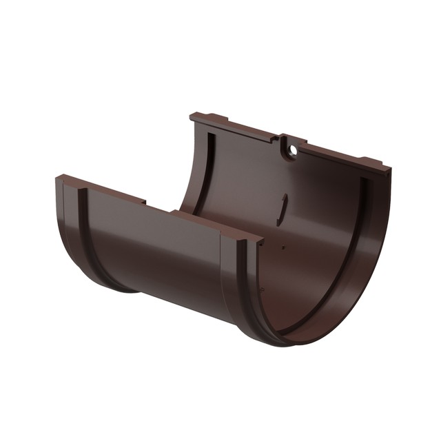 Döcke STANDARD Соединитель желобов 120 мм (Темно-коричневый) изображение, анонсные картинки товара