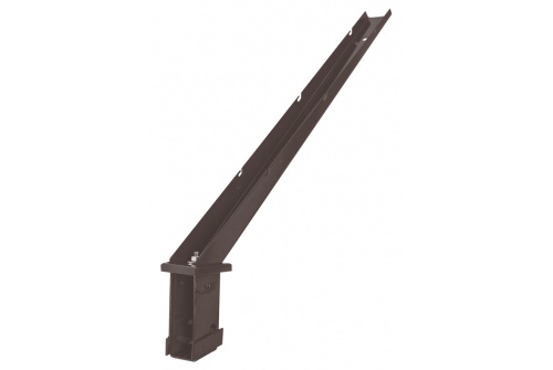 Наконечник L на столб 62х55 RAL 8017 изображение, анонсные картинки товара