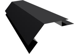 Угол внешний сложный 75х75 135 градусов 0,5 Rooftop Matte RAL 9005 черный (3м) изображение, анонсные картинки товара