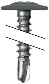 Саморез ПШС 4,2х25 RAL 7011 (500) изображение, анонсные картинки товара