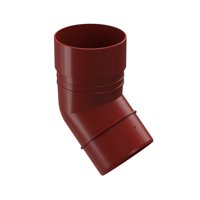 Döcke STANDARD Колено 80 мм * 45˚ (Красный) изображение, анонсные картинки товара