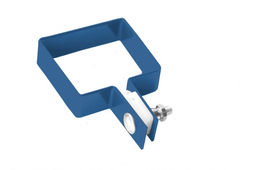 Крепление хомут крайний 62х55 RAL 5005 изображение, анонсные картинки товара