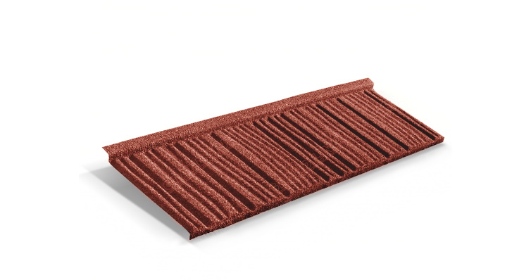 Лист Metrotile WoodShake скарлет изображение, анонсные картинки товара