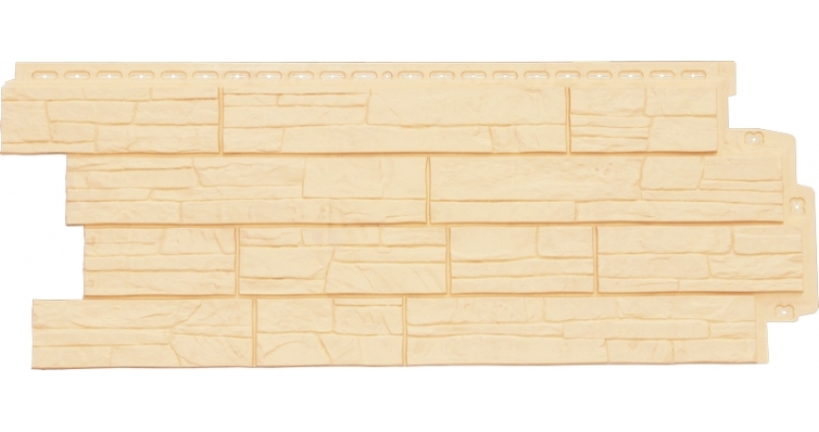 Фасадная панель Grand Line Сланец Classic бежевый изображение, анонсные картинки товара