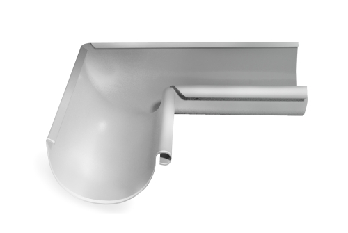 Угол желоба внутренний Optima 90 гр 150мм RAL 9003 изображение, анонсные картинки товара