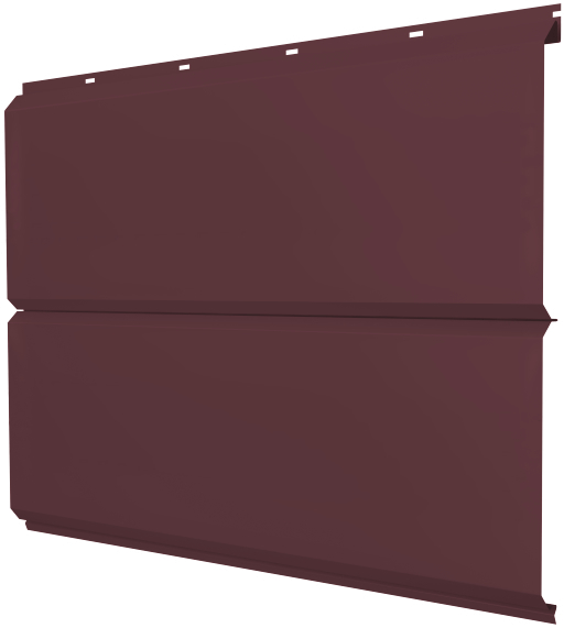 Софит металлический без перфорации 0,5 Satin Matt TX с пленкой RAL 3005 красное вино изображение, анонсные картинки товара