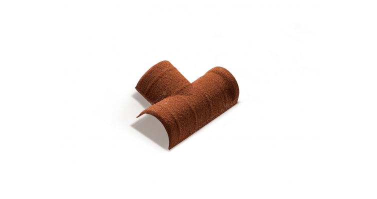 T-образный эл.коньковый Mtile терракотовый изображение, анонсные картинки товара