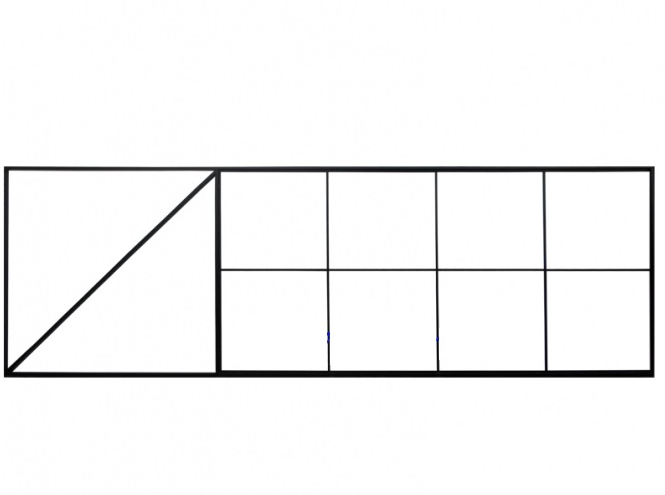 1Набор: Откатные ворота на сваи; Алютех; ПОД КЛЮЧ; 4 м; без автоматики изображение, анонсные картинки товара
