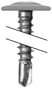 Саморез ПШС Daxmer Pro 4,2х16 RAL 7004 (1000) изображение, анонсные картинки товара