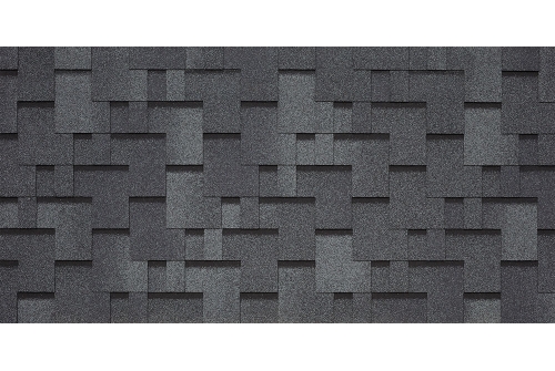 Битумная черепица TEGOLA LAZIO granito 454 (серый с отливом) изображение, анонсные картинки товара