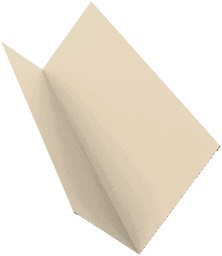 Планка примыкания в накладку 25х17х35х17 0,45 PE с пленкой RAL 1015 светлая слоновая кость (2м) изображение, анонсные картинки товара