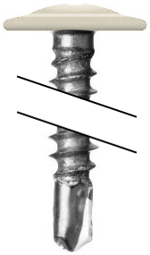 Саморез ПШС 4,2х16 RAL 1013 (1000) изображение, анонсные картинки товара