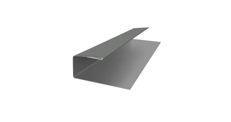 J-Профиль 12мм 0,45 PE с пленкой RAL 7005 мышино-серый (3м) изображение, анонсные картинки товара