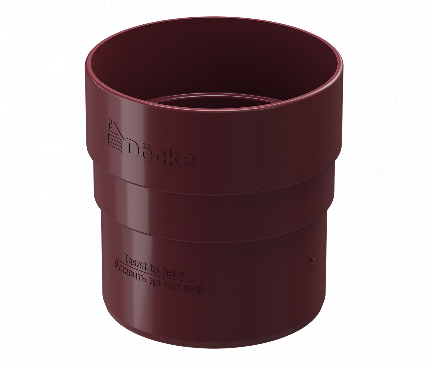 Döcke STANDARD Муфта соединительная 80 мм (Красный 3005) изображение, анонсные картинки товара