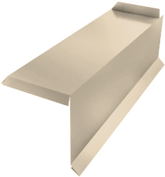 Планка торцевая сегментная 20мм Правая 0,45 Drap RAL 1015 светлая слоновая кость изображение, анонсные картинки товара