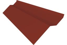 Планка примыкания внакладку Фартук S6 пристенный накладной 0,5 Satin Matt RAL 8004 терракота (3м) изображение, анонсные картинки товара