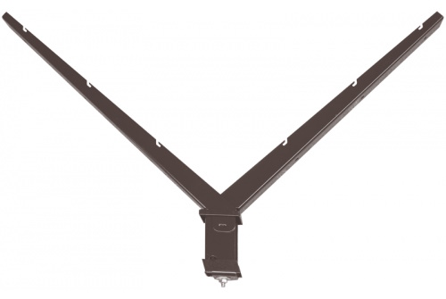 Наконечник V на столб 62х55 RAL 8017 изображение, анонсные картинки товара