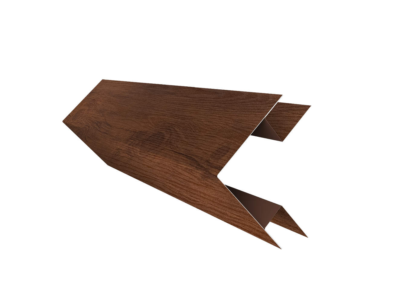 Планка угла внешнего сложного БХ new 0,45 Print Premium Golden Wood Fresh TwinColor (2м) изображение, анонсные картинки товара
