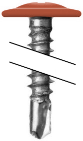 Саморез ПШС 4,2х19 RAL 2001 (1000) изображение, анонсные картинки товара