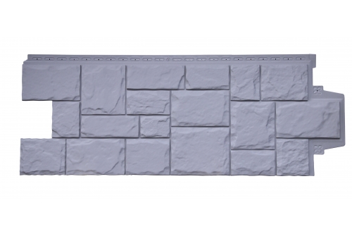 Фасадная панель Grand Line Крупный камень Classic серый изображение, анонсные картинки товара