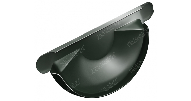 Заглушка торцевая универсальная 125 мм RR 11 темно-зеленый изображение, анонсные картинки товара