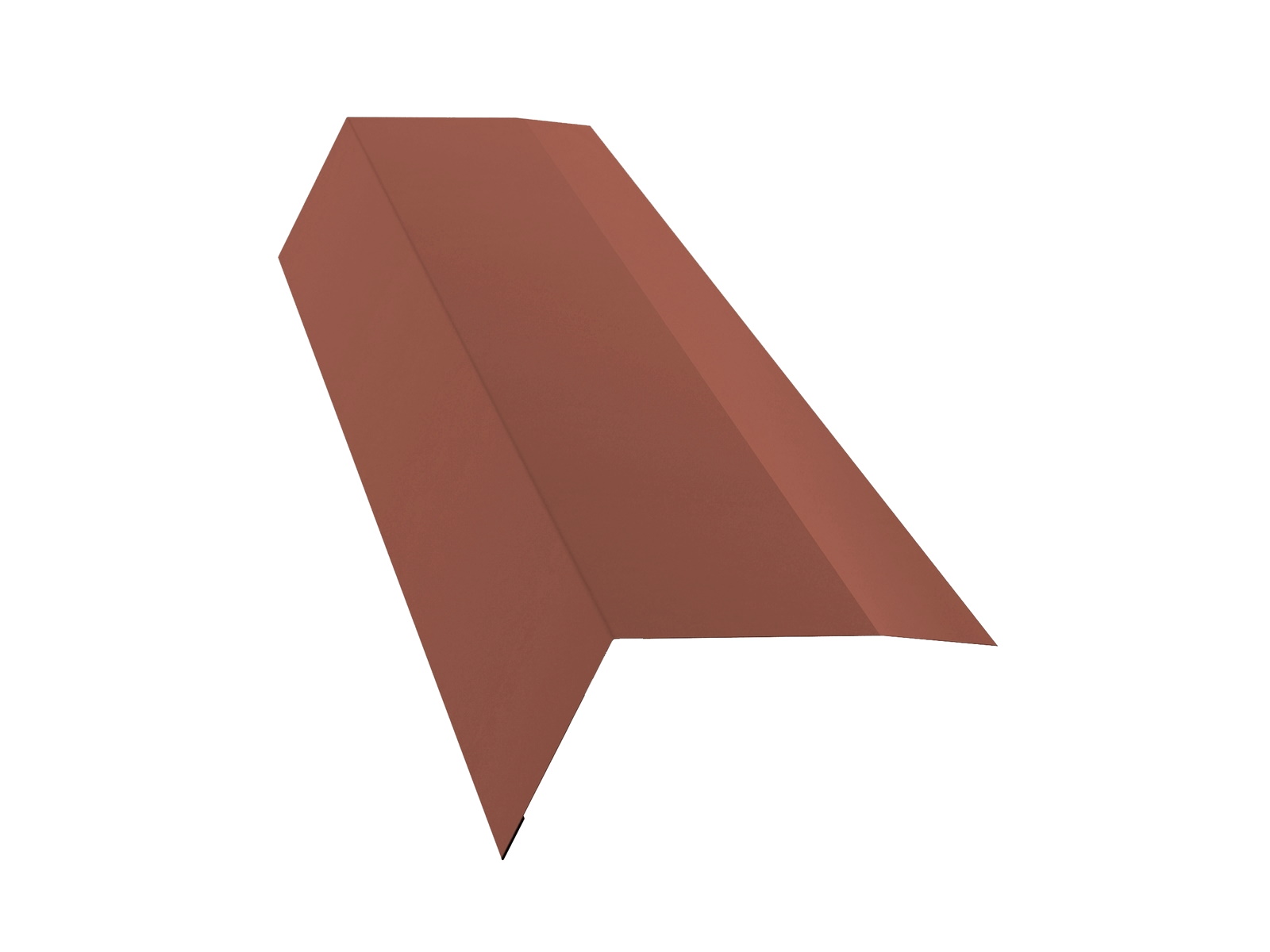 Планка карнизная 120х80 0,5 Satin с пленкой RAL 8004 терракота (3м) изображение, анонсные картинки товара