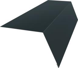 Планка карнизная широкая 100х85 0,5 Satin с пленкой RAL 7016 антрацитово-серый (3м) изображение, анонсные картинки товара