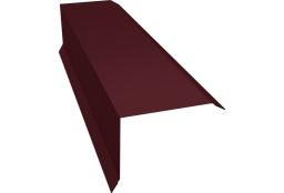 СКЛАД Планка торцевая 80х100 0,4 PE с пленкой RAL 3005 красное вино (2м) изображение, анонсные картинки товара
