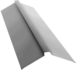 Планка конька плоского 115х30х115 0,45 Zn (2м) изображение, анонсные картинки товара