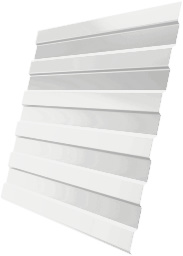 Профнастил С8А v01 0,45 PE lite RAL 9003 сигнальный белый (2,0м) изображение, анонсные картинки товара