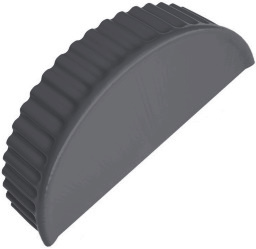 Заглушка торцевая универсальная Optima 125мм RAL 7024 мокрый асфальт изображение, анонсные картинки товара