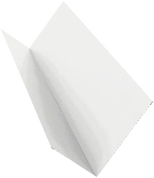 Планка примыкания 90х140 0,45 PE с пленкой RAL 9003 сигнальный белый (2м) изображение, анонсные картинки товара