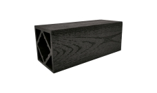 Столб ДПК Grand Line 100х100мм тиснение (на трубу) Графит 4м (ШТх4) изображение, анонсные картинки товара