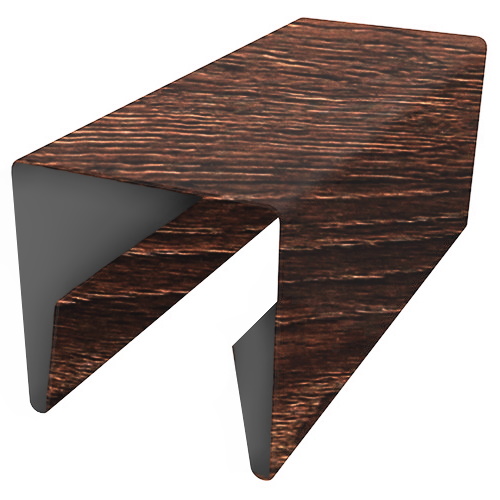 Планка П-образная заборная 24 0,45 Print Elite Chestnut Wood TwinColor (3м) изображение, анонсные картинки товара