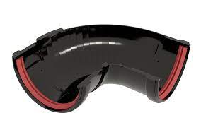 Уг.желоба сост.90-150 гр.Классика 120 ПВХ GL черный (RAL 9005) изображение, анонсные картинки товара