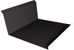 Планка примыкания нижняя 20х122х260х15 0,45 Drap RR 32 темно-коричневый (2м) изображение, анонсные картинки товара