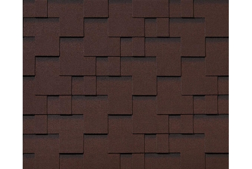 RoofShield черепица Премиум Модерн (3м2) Каштан изображение, анонсные картинки товара