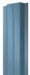Штакетник П-образный А 0,45 PE RAL 5024 пастельно-синий изображение, анонсные картинки товара