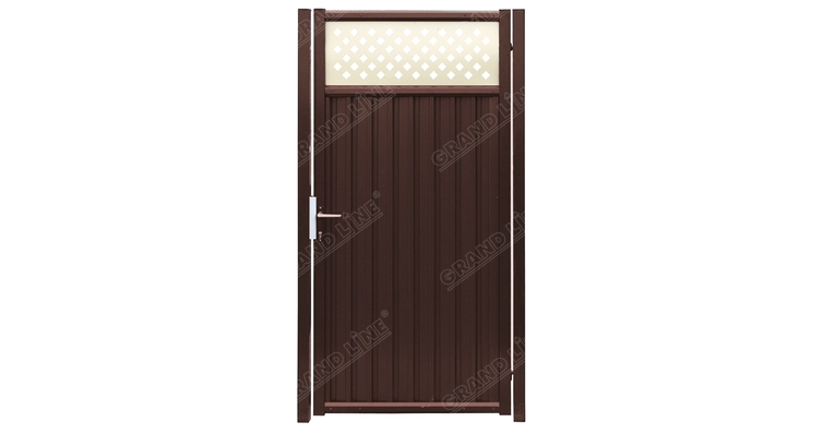 Калитка Estet Plus 2,0х1 RAL 8017/1014 изображение, анонсные картинки товара