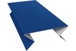 Планка угла внешнего составная нижняя 0,5 Satin с пленкой RAL 5005 сигнальный синий (2м) изображение, анонсные картинки товара